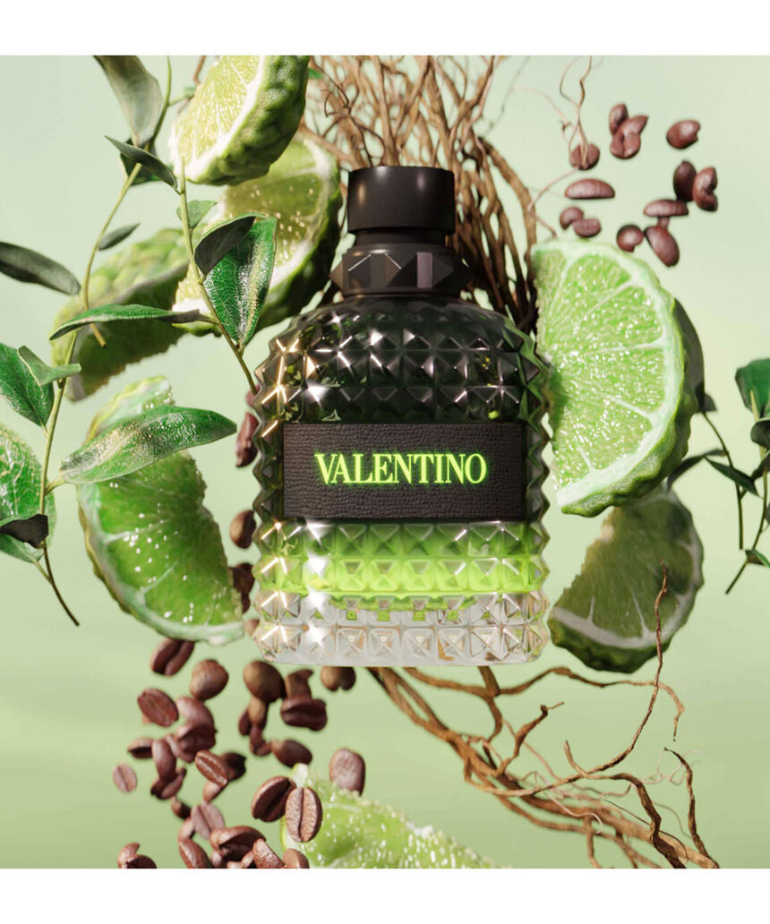 VALENTINO - Born in Roma Green Stravaganza, Eau de Toilette 100ml para Hombre.