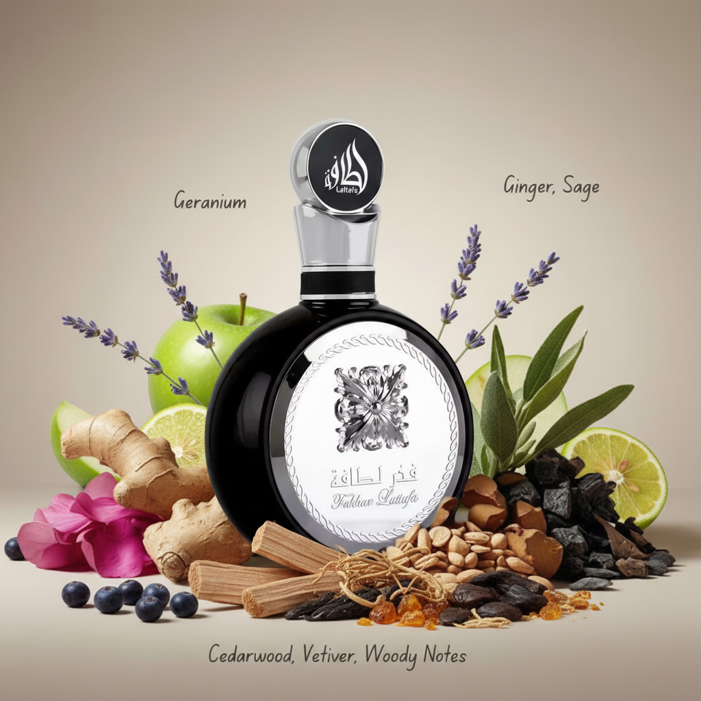 Lattafa - Fakhar Black, Eau de Parfum 100ml para Hombre.